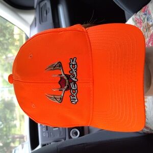 Nice Rack Embroidered Strap-on Blaze Orange Hat Cap